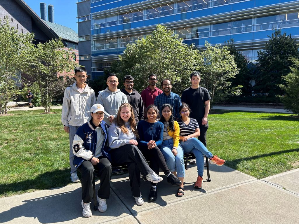 2022/06. From left to right, Tessa Malesky, Johnny Luo, Zichao Wei, Michael McLaughlin, Maham Liaqat, Hanyi Duan, John Hena, Jie He and Tiangang Yang.